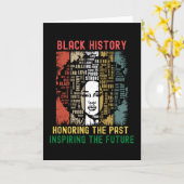 Carte Honoring The Past Inspiring Future Black History (Fleur jaune)