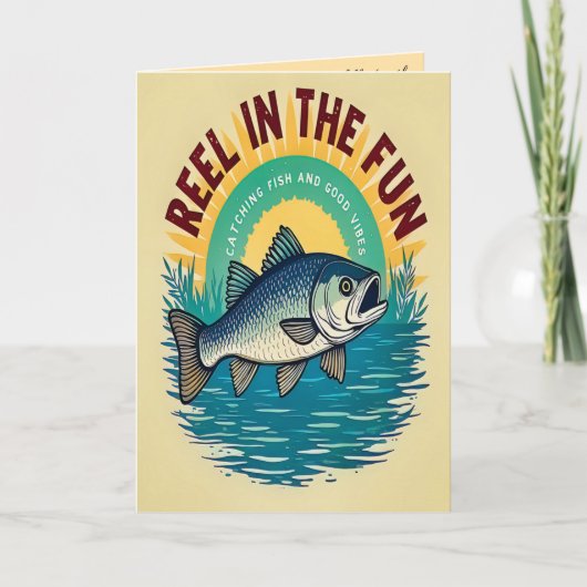 Carte Hooked on Birthday Fun (Devant)