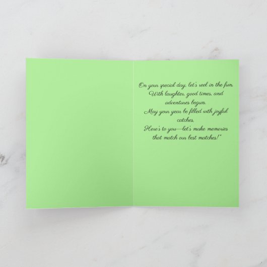 Carte Hooked on Celebrating  (Intérieur)