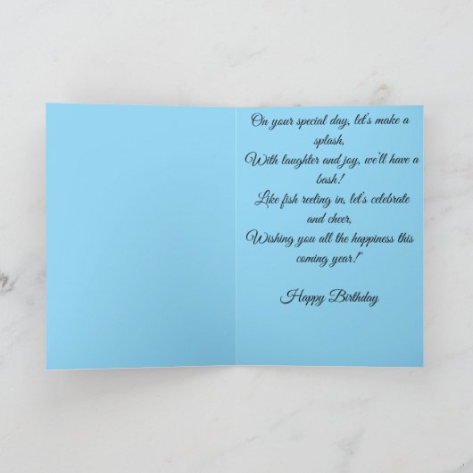 Carte Hooked on You  (Intérieur)