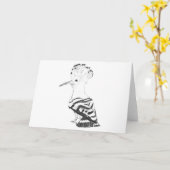 Carte Hoopoe (Fleur jaune)