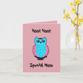 Carte Hoot Hoot Mother's (Fleur jaune)