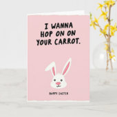 Carte Hop On My Carrot Easter Card (Fleur jaune)