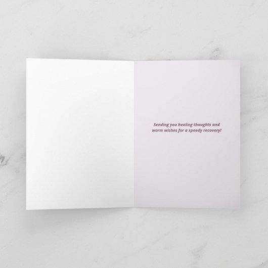 Carte Hope and Recovery Get Well (Intérieur)