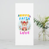 Carte Hope Faith Love (Debout devant)