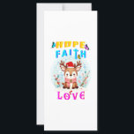 Carte Hope Faith Love<br><div class="desc">J'Espère Que La Foi Aime. Carte plat de 4 po x 9 po. La saison de Noël est de nouveau là et les gens sont occupés à préparer un dîner de Noël parce que Noël est un moment pour les réunions de famille, les liens familiaux et le renouvellement des amitiés....</div>