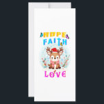 Carte Hope Faith Love<br><div class="desc">J'Espère Que La Foi Aime. Carte plat de 4 po x 9 po. La saison de Noël est de nouveau là et les gens sont occupés à préparer un dîner de Noël parce que Noël est un moment pour les réunions de famille, les liens familiaux et le renouvellement des amitiés....</div>