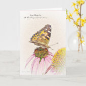 Carte Hope Floats In... Inspirational Card (Fleur jaune)
