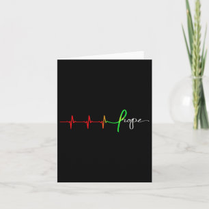Carte Hope Heartbeat Rhythm - Gr de sensibilisation à la