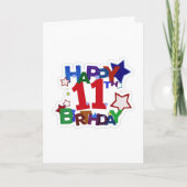 CARTE HOPE IT IS COOL LIKE YOU "11 YEARS OLD" CARD (Devant)