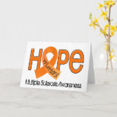 Carte Hope Matters 2 Sclérose en plaques MS (Fleur jaune)