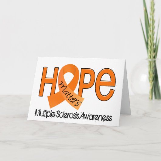 Carte Hope Matters 2 Sclérose en plaques MS (Devant)