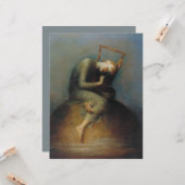 Carte Hope (par George Frederick Watts) (Devant/Arrière en situation)