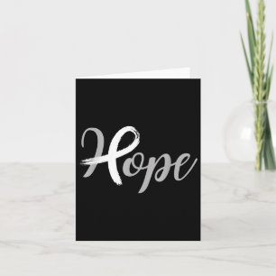 Carte Hope Ribbon Sensibilisation au cancer du poumon