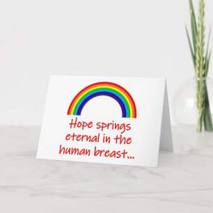 Carte Hope Springs Eternal