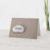 Carte Hope Stone in Sand (Devant)