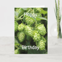 Hoppy Birthday greeting: gibier hops