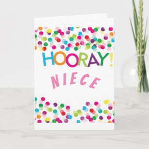 CARTE HORAIRE À MON **NIECE** À VOTRE ANNIVERSAIRE