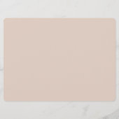 Carte Horaire hebdomadaire de l'école Girly Pink (Dos)