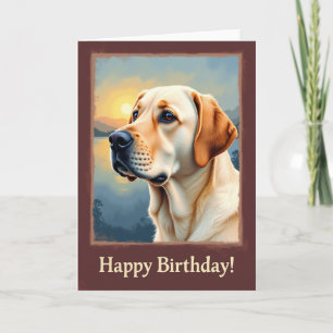 Carte Horizon Chien Paisible