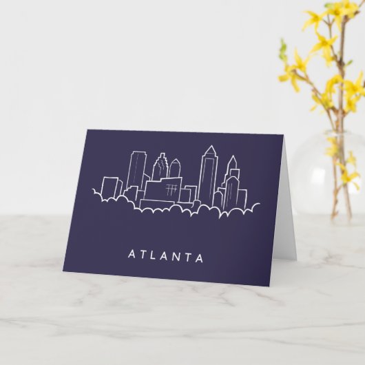 Carte Horizon d'Atlanta (Fleur jaune)