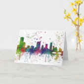 CARTE HORIZON D'AUSTIN LE TEXAS (Fleur jaune)