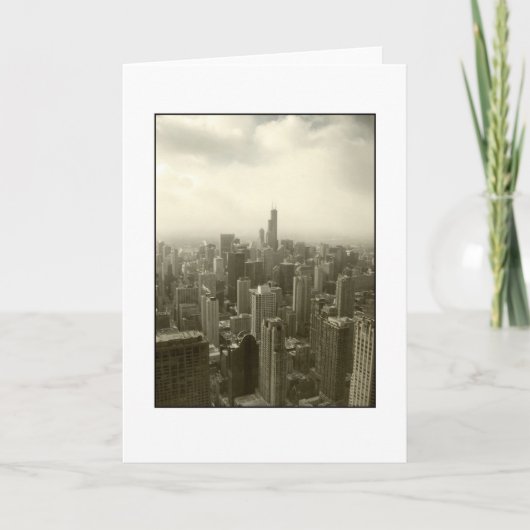 Carte Horizon de Chicago mono (Devant)