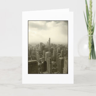 Carte Horizon de Chicago mono