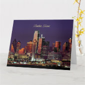 Carte Horizon de Dallas, Texas (Fleur jaune)