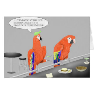 Carte horizontale "Parrotheads"