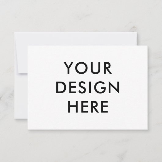 Carte horizontale personnalisée 3,5 x 5 pouces ave (Devant)