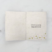 Carte horloge anniversaire sans mains (Intérieur)