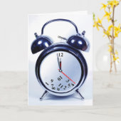 Carte Horloge biologique (Fleur jaune)