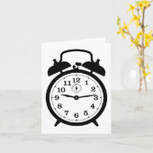 Carte Horloge d'alarme (Fleur jaune)