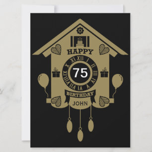 Carte Horloge de la Coucou 75e anniversaire