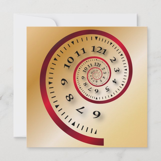Carte Horloge infinie (Devant)