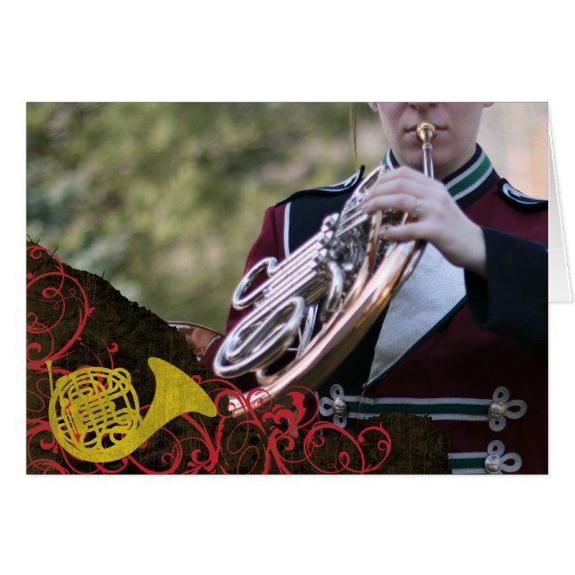 Carte Horn française (Devant horizontal)