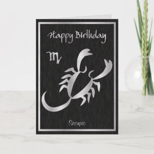 Cartes Scorpion D Anniversaire Zazzle Be