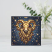 Carte Horoscope Sign Aries | Astrology Tratis (Debout devant)