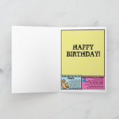 Carte Horror Comic Style Anniversaire (Intérieur)