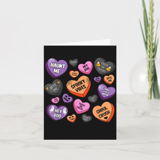 Carte Horror Soky Candy Heart Valentines Day Lover Tee H (Devant)