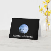 Carte Hors Bleu (Fleur jaune)