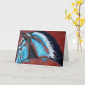 Carte Hors du bleu (Fleur jaune)