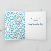 Carte Hors Fête des pères du meilleur papa (Intérieur)