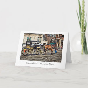 Carte Horse and Buggy Taxi - Congratulations on New Home