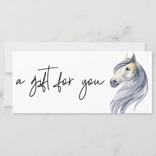 Carte Horse Business Riding Services Certificat cadeau (Devant)