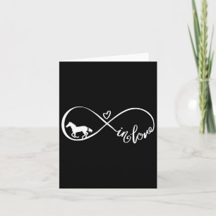 Carte Horse Infinity Symbole Amour Cheval Équitation