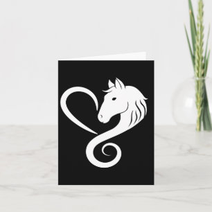 Carte Horse Lover Horseback équitation Western Cowgirl R