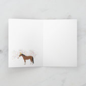 Carte Horse Partyage Animaux de ferme Anniversaire (Intérieur)