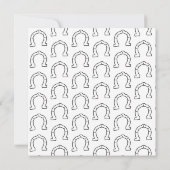 Carte Horse Riding Gang Horseshoe Imprimer (Dos)